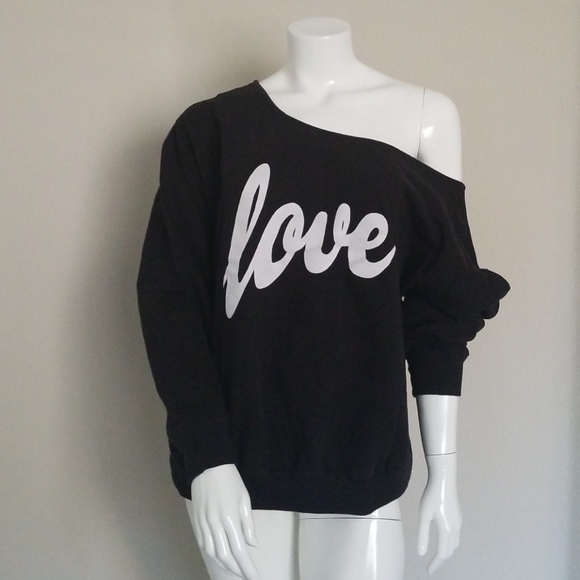 Tops - Black Love Sweatshirt